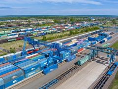 Экспортные перевозки контейнеров по сети РЖД за 11 месяцев выросли на 8,9%